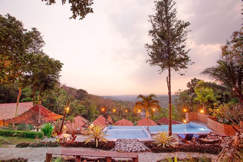Natural landscape, Pool view, Swimming pool