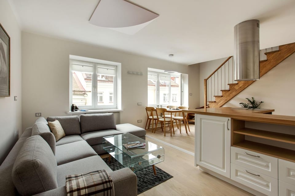 Kitchen or kitchenette, Living room, Dining area