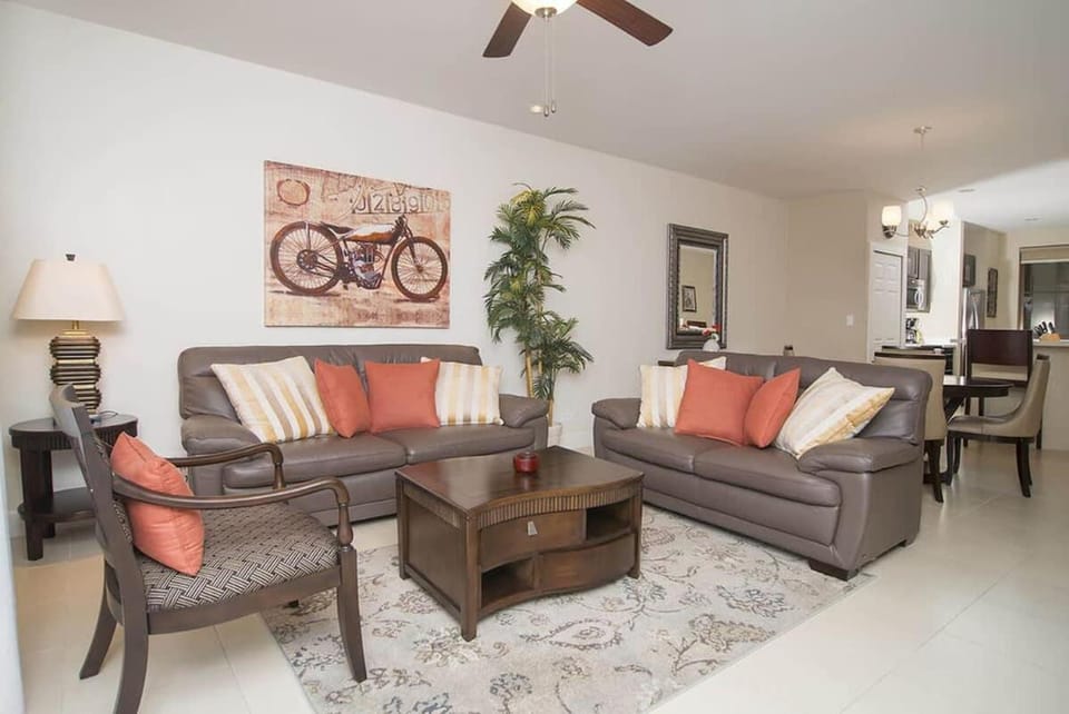 Impressively designed and decorated 3rd-floor space overlooking pool in Coco House in Coco