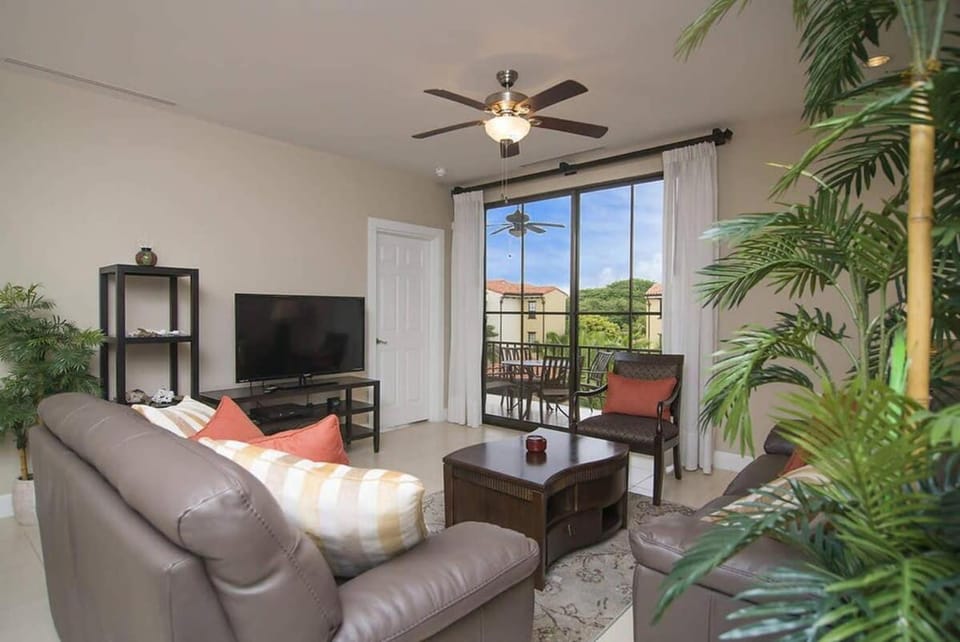 Impressively designed and decorated 3rd-floor space overlooking pool in Coco House in Coco