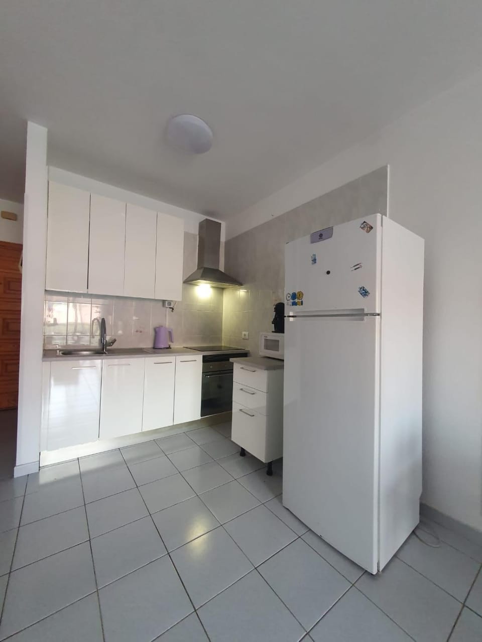 Kitchen or kitchenette, oven, stove