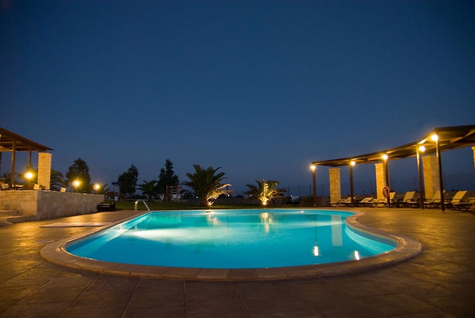 Night, Swimming pool, Swimming pool