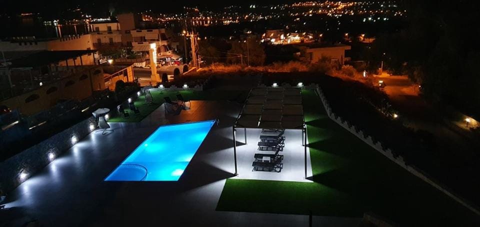 Bird's eye view, Balcony/Terrace, Pool view
