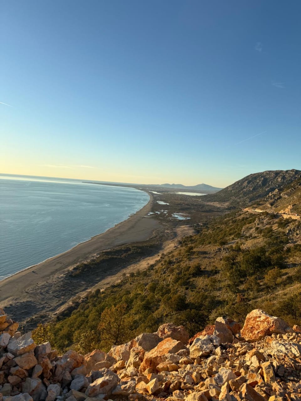 Natural landscape, Mountain view, Sea view