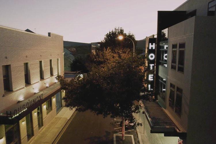 Neighbourhood, Street view, Sunset