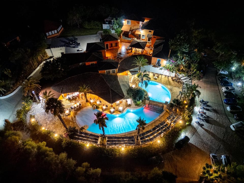 Night, Bird's eye view