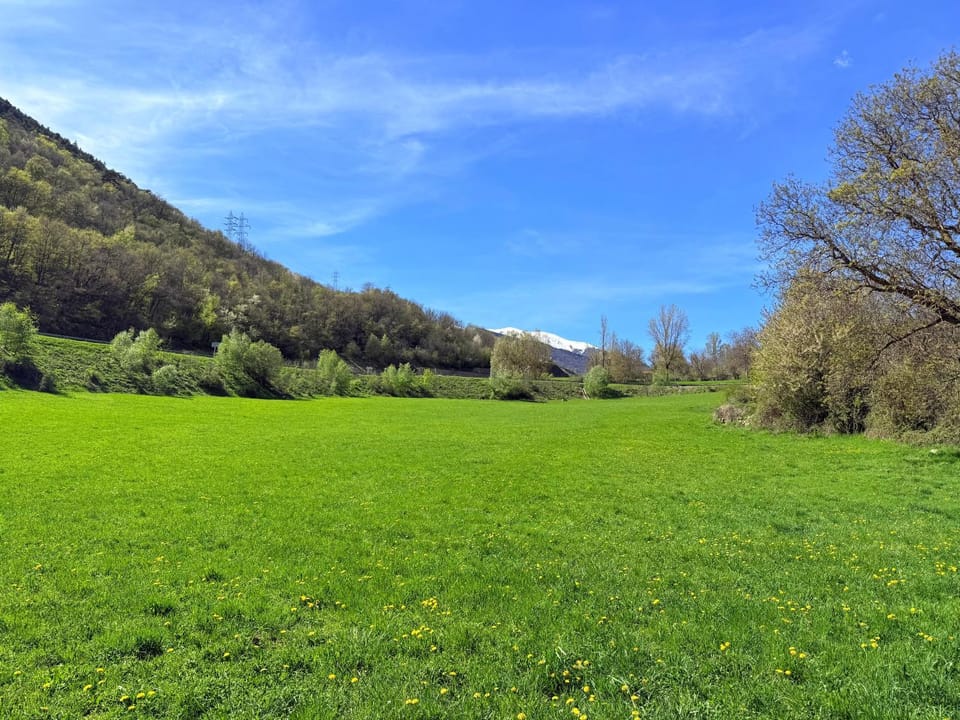 Spring, Natural landscape, Mountain view