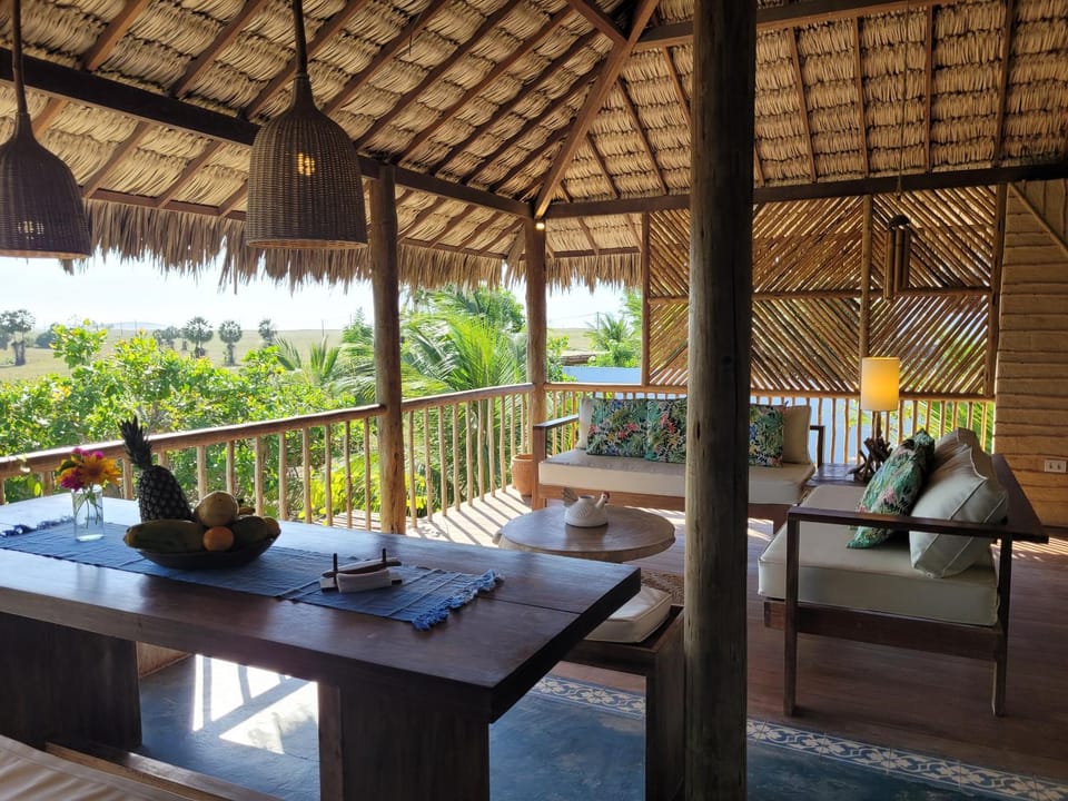 View (from property/room), Balcony/Terrace, Living room, Dining area