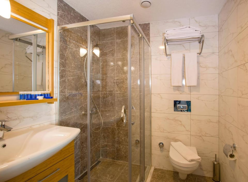 Shower, Toilet, Bathroom, towels