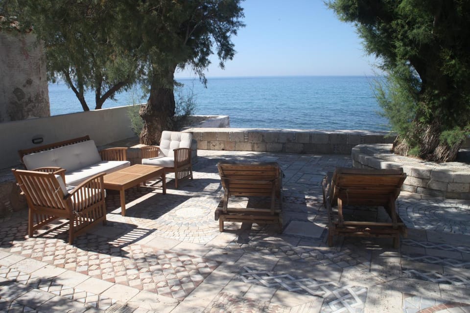 House On The Wave House in Samos, Greece