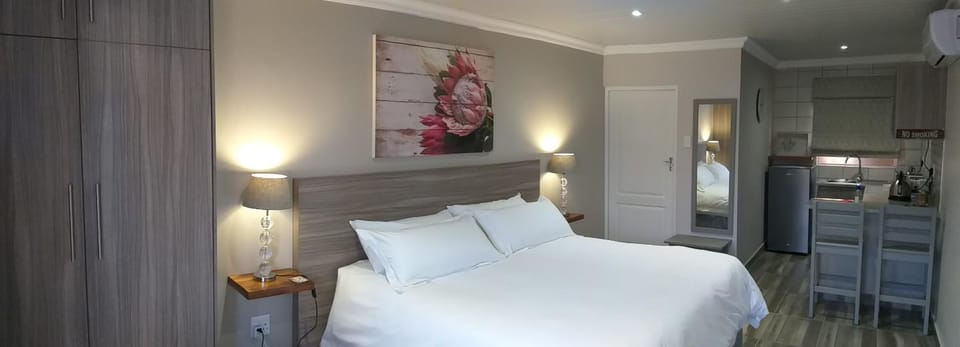 Bed, Property logo or sign