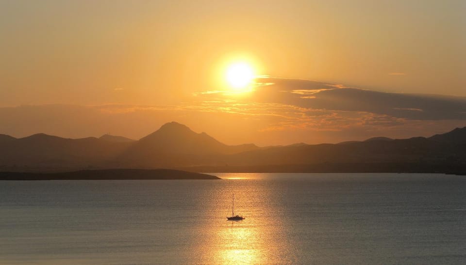Natural landscape, Sea view, Sunset