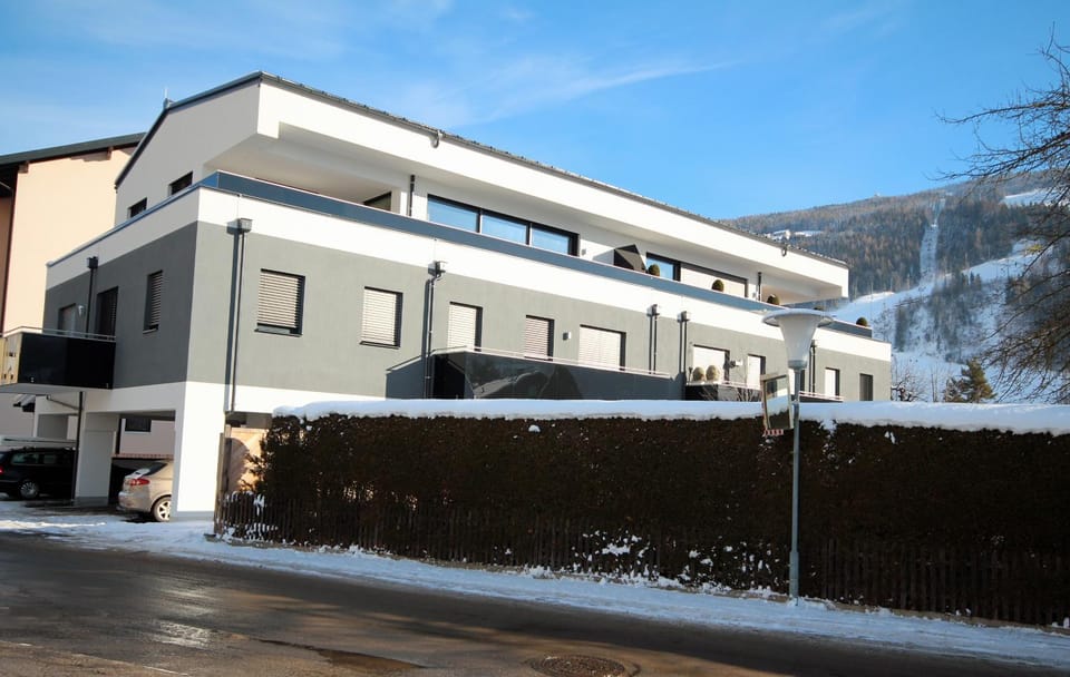 Property building, Winter, Balcony/Terrace, Garden view, Mountain view