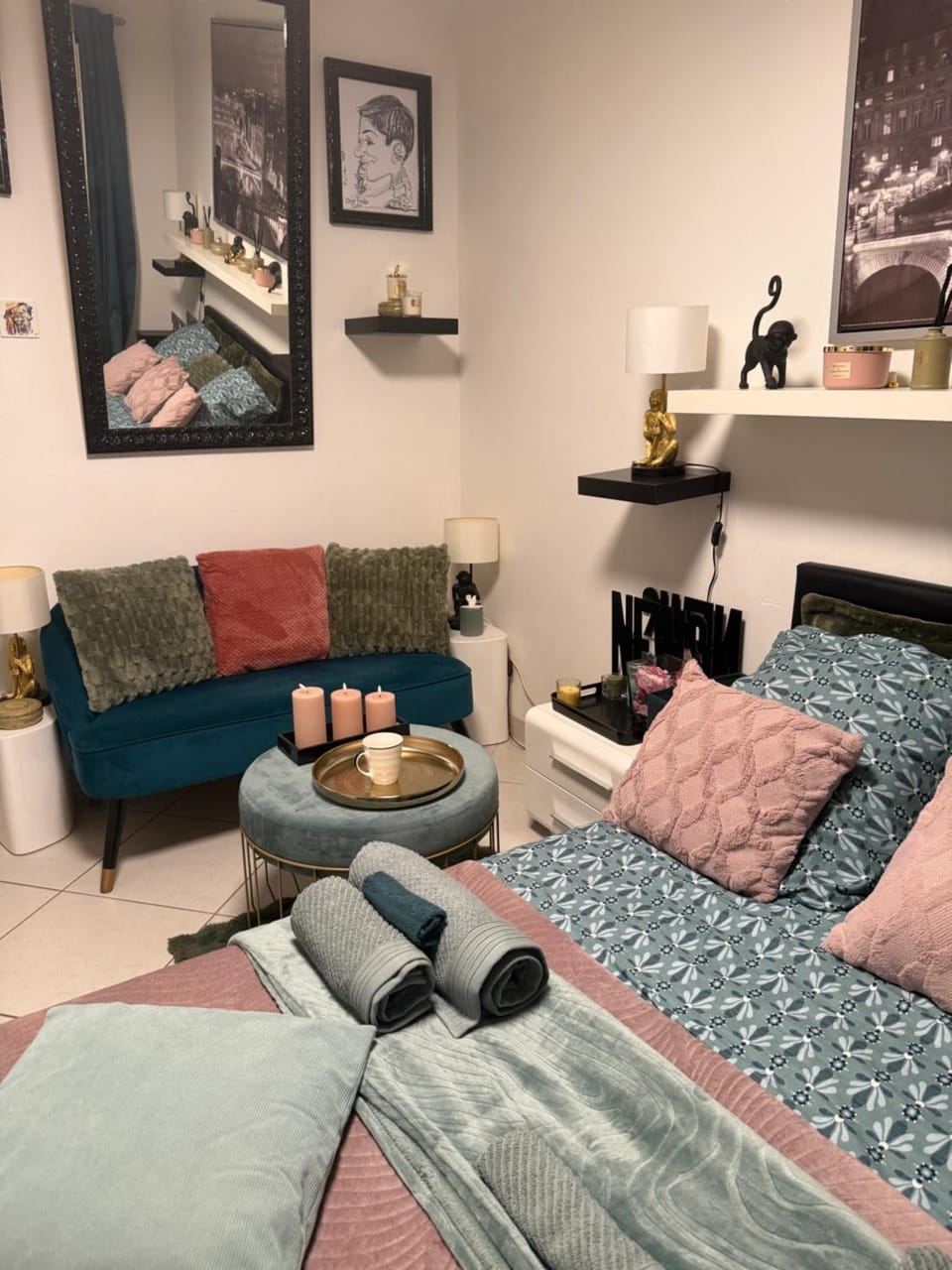 CHAMBRE dans appartement moderne guest house Bed and Breakfast in Roquebrune-Cap-Martin