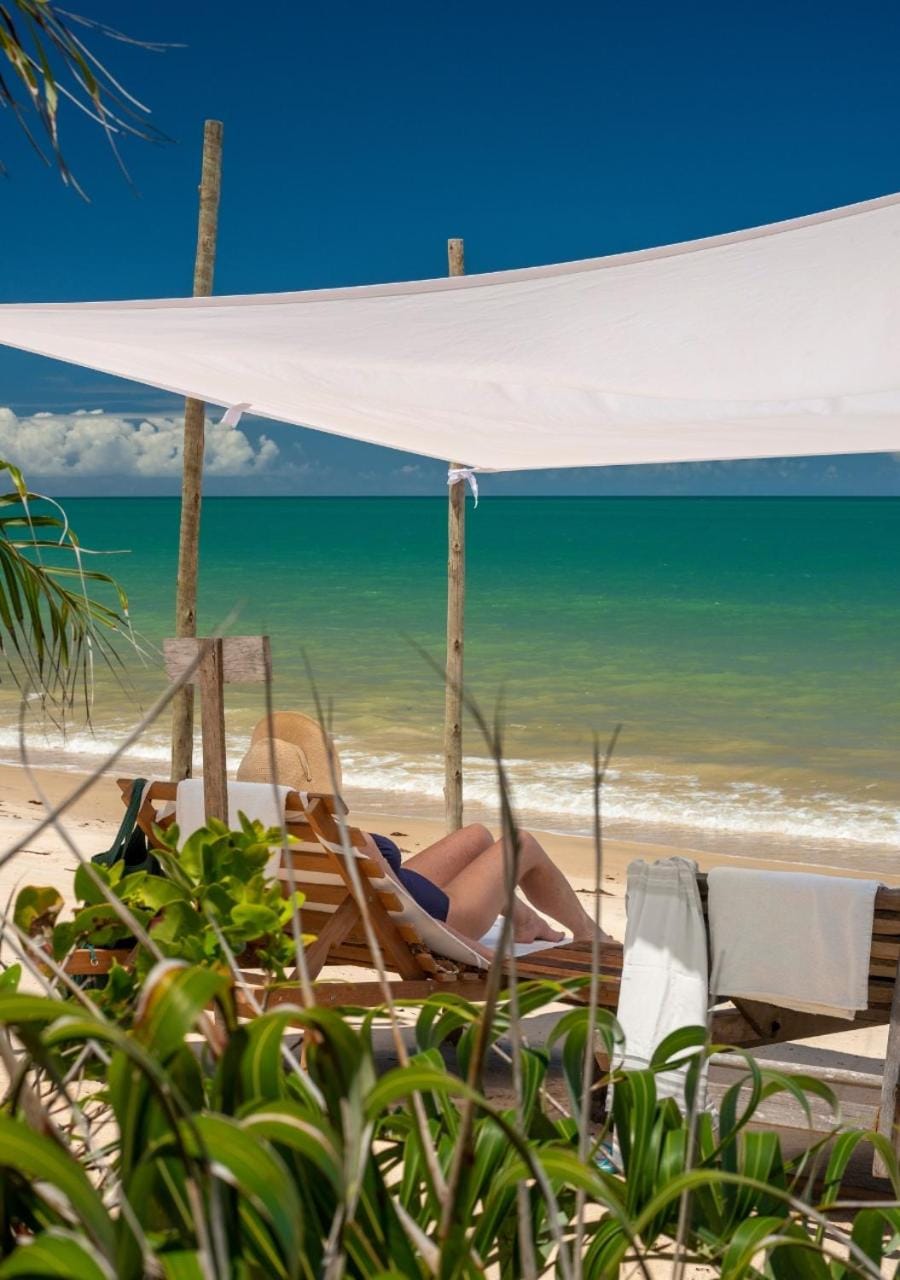 Beach, sunbed
