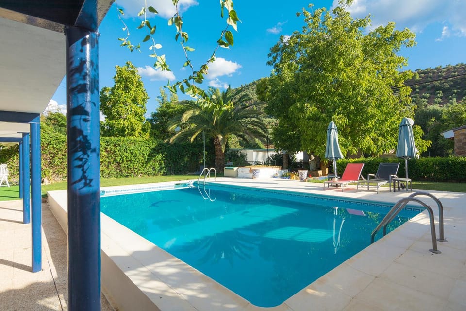 Natural landscape, Pool view, Swimming pool, sunbed