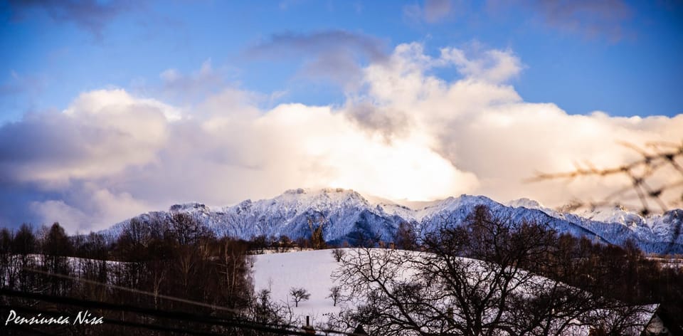 Natural landscape, Winter, Mountain view