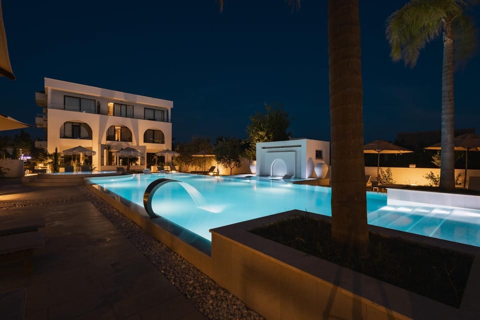 Night, Swimming pool