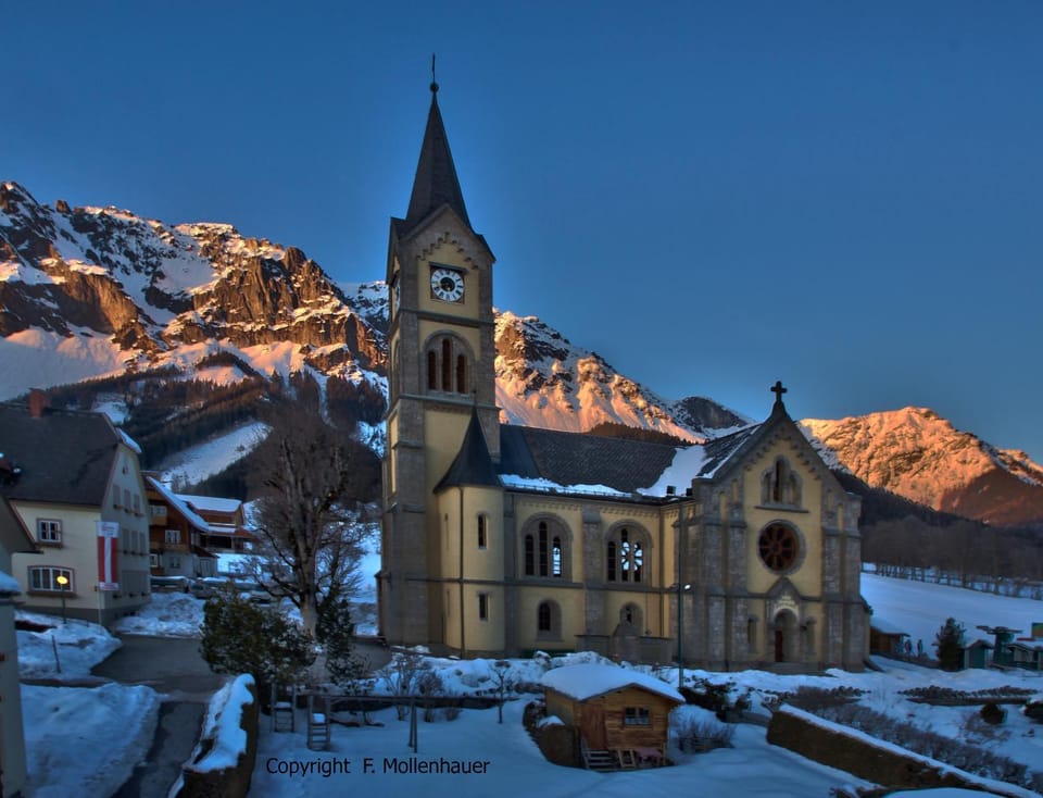 Natural landscape, Winter, Landmark view, Mountain view
