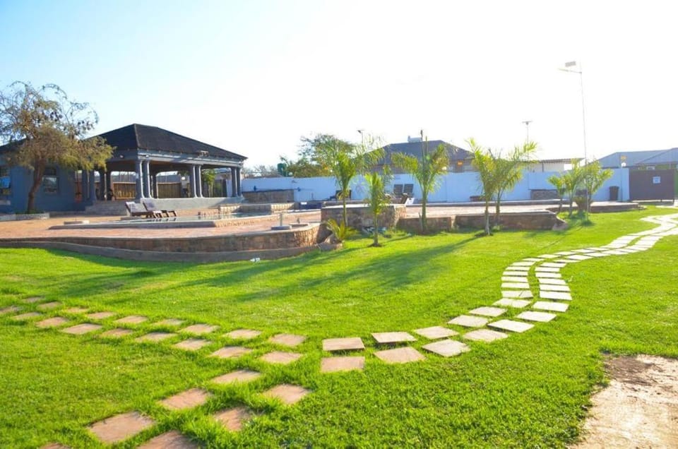 Natural landscape, Garden, Garden view, Pool view, Swimming pool