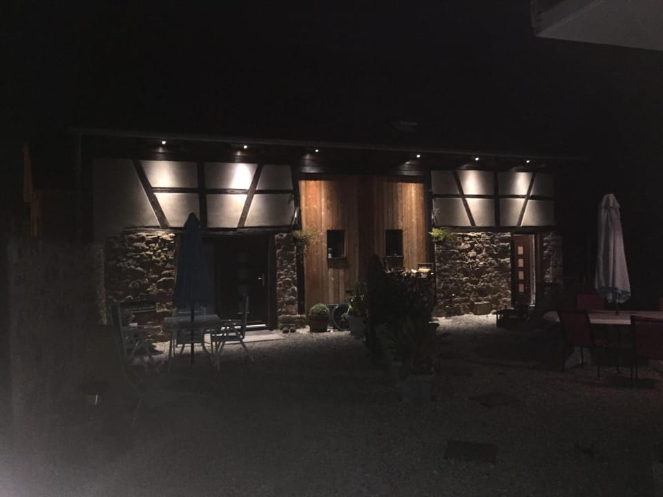Facade/entrance, Night