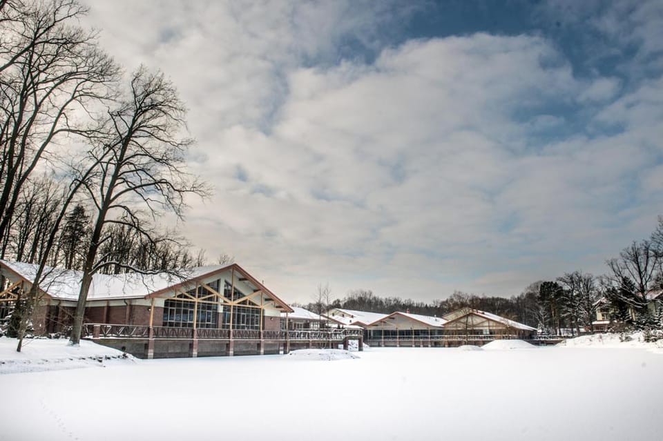 Property building, Day, Natural landscape, Winter