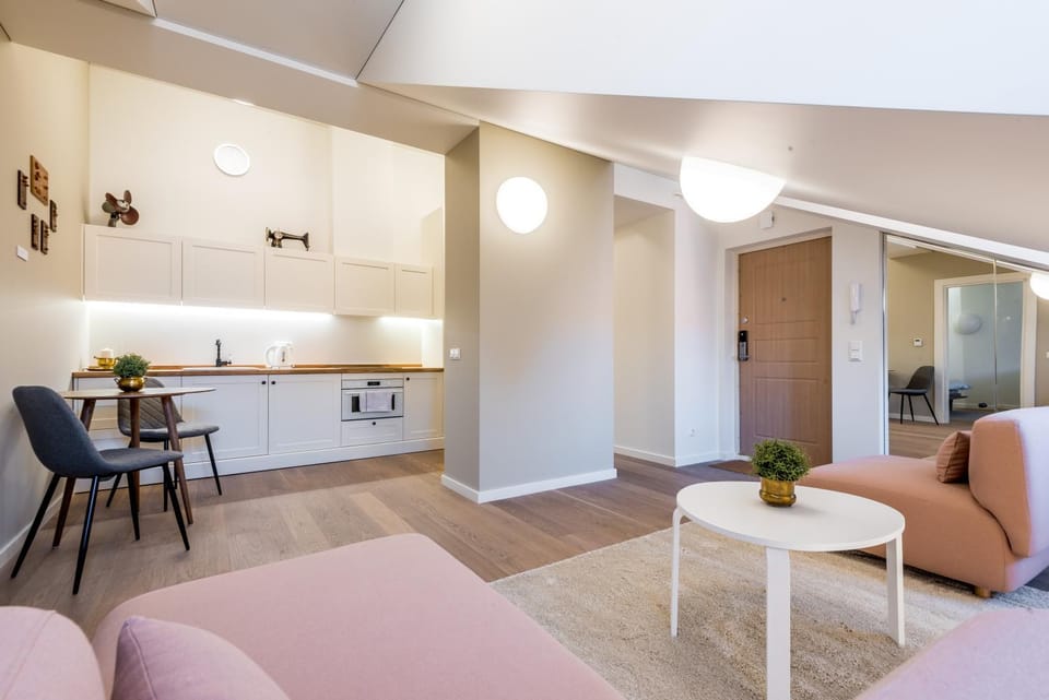 Kitchen or kitchenette, Living room