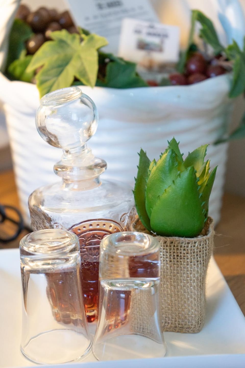 Decorative detail, Alcoholic drinks