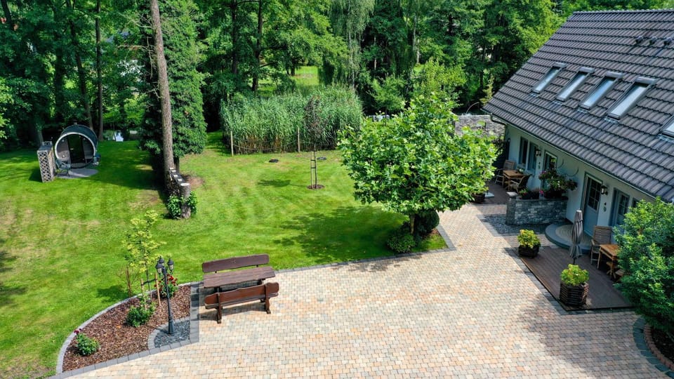 Natural landscape, Garden, Garden view