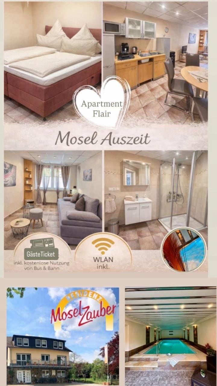 Residenz Moselzauber - Ferienwohnungen mit Pool Landschaft Apartment in Cochem-Zell