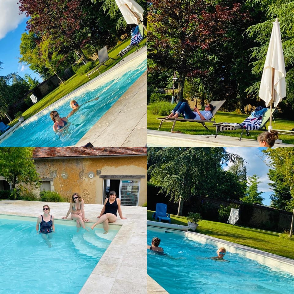 Garden view, Pool view, sunbed
