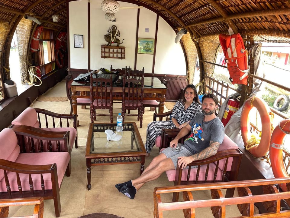 Thara's Houseboat Docked boat in Alappuzha