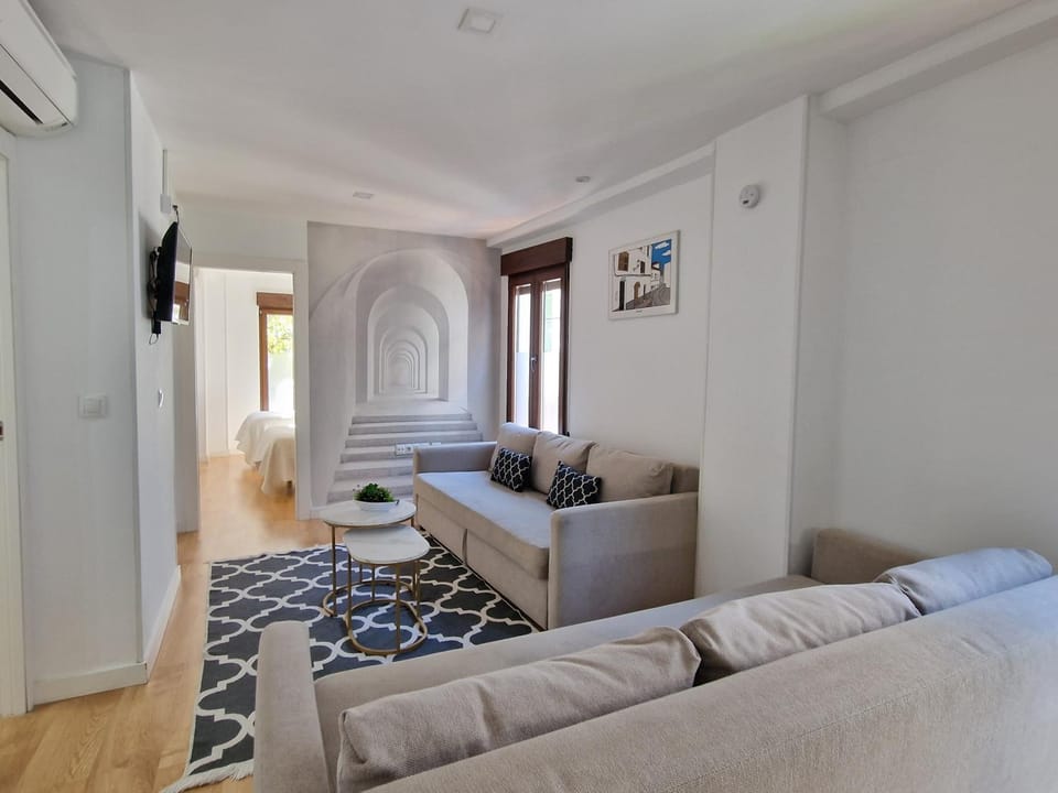 Living room, air conditioner