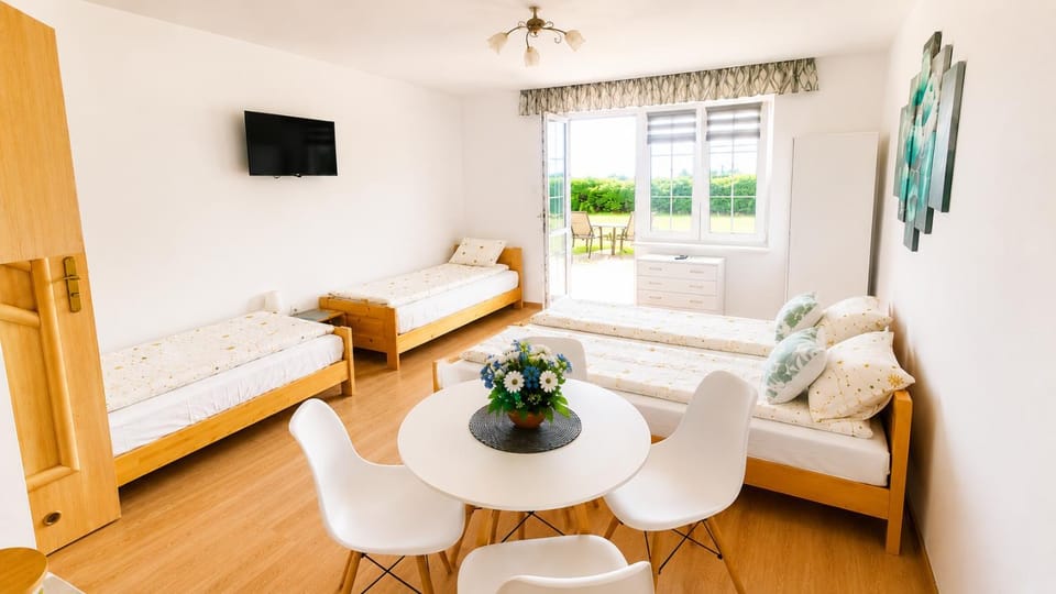Communal lounge/ TV room, Bed, TV and multimedia, Photo of the whole room, Seating area, Bedroom