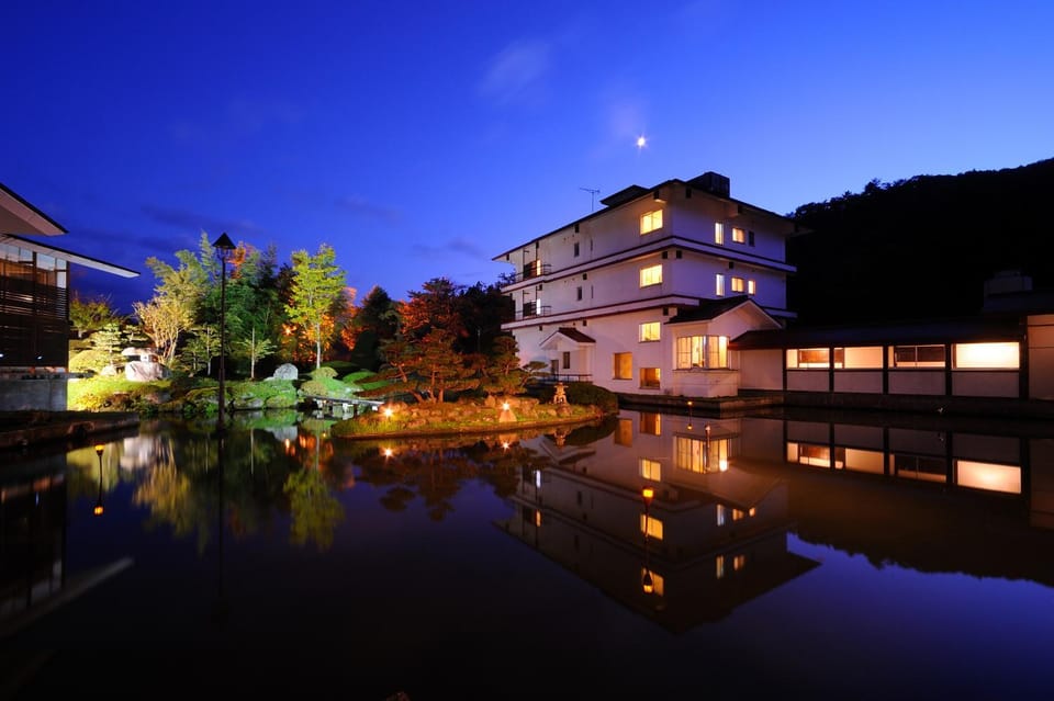 Property building, Off site, Night, Summer, Garden, Balcony/Terrace, Garden view, Lake view, Sunset