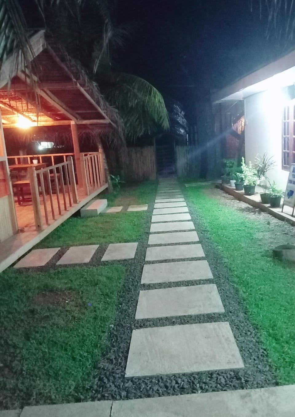 Night, Natural landscape, Garden, Garden view