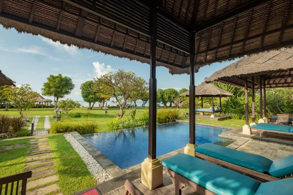 Garden, Balcony/Terrace, Pool view, Sea view