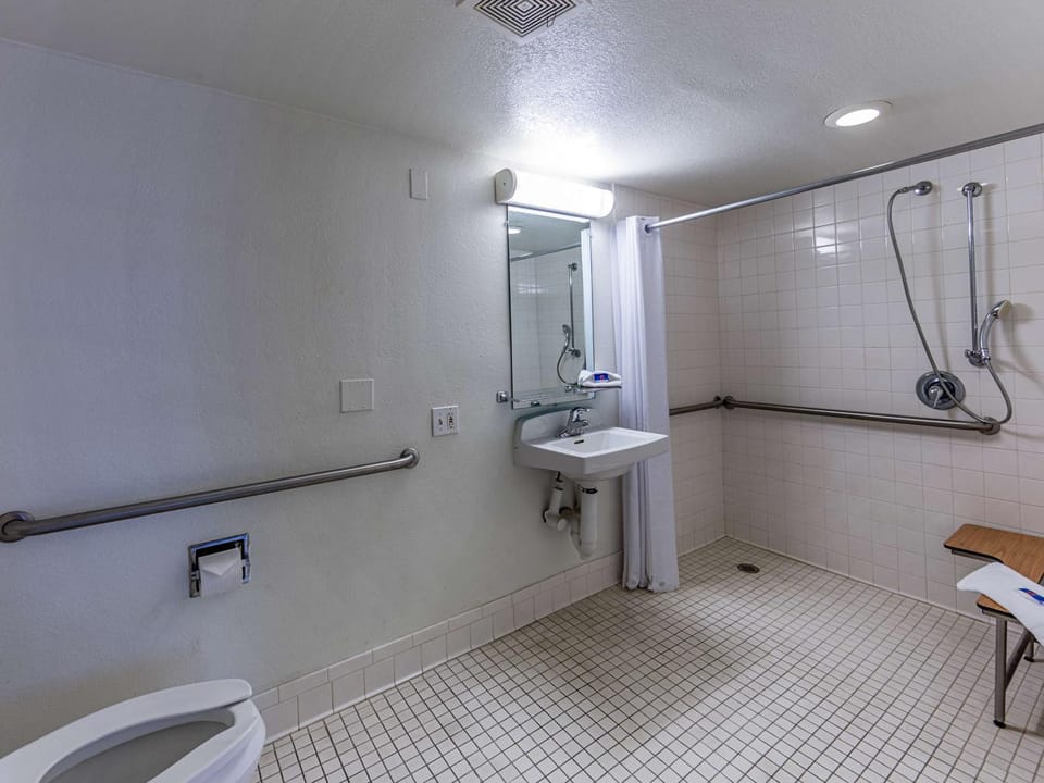 Shower, Toilet, Bathroom, Photo of the whole room, On site, ADAM