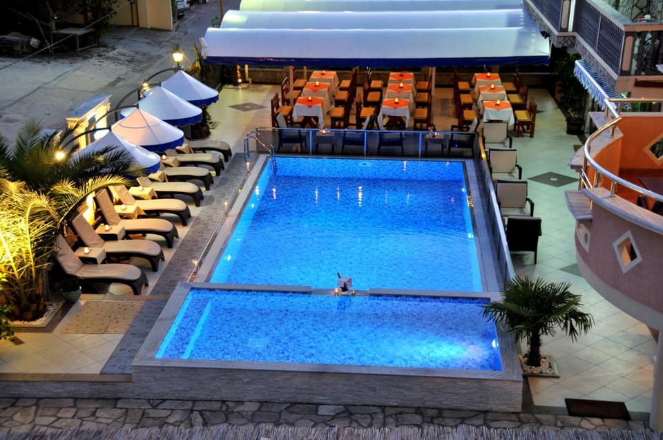 Pool view, Inner courtyard view