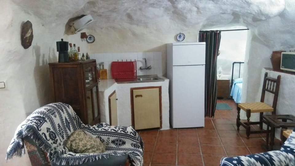 Kitchen or kitchenette, minibar