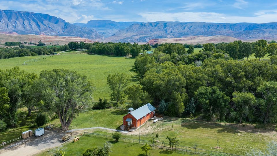 Nearby landmark, Spring, Day, Natural landscape, Bird's eye view, Mountain view