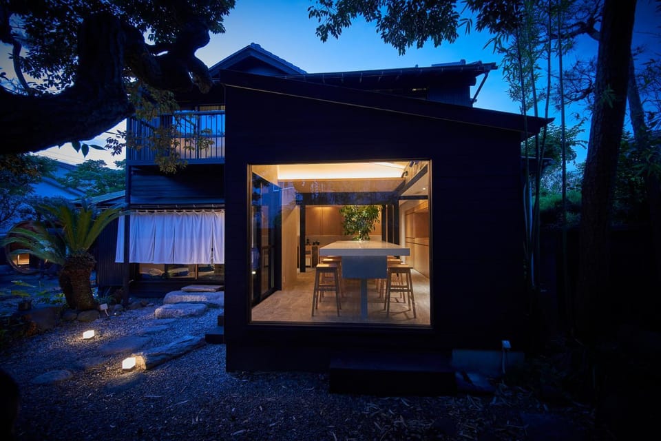 Property building, Night, Dining area
