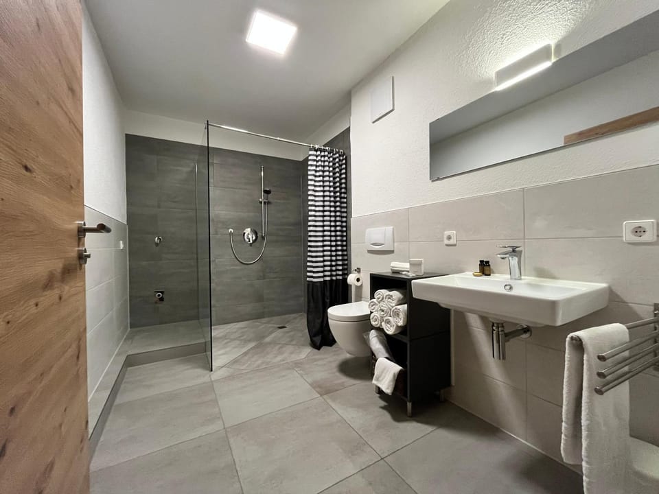 Shower, Toilet, Bathroom, towels