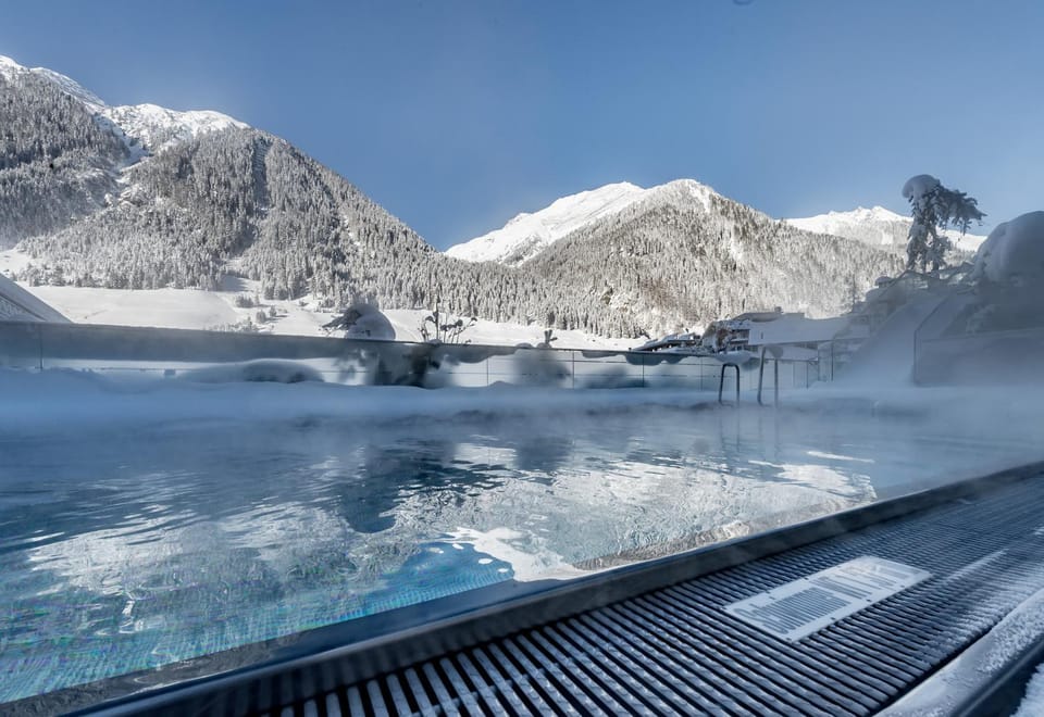 Natural landscape, Winter, Swimming pool, Swimming pool