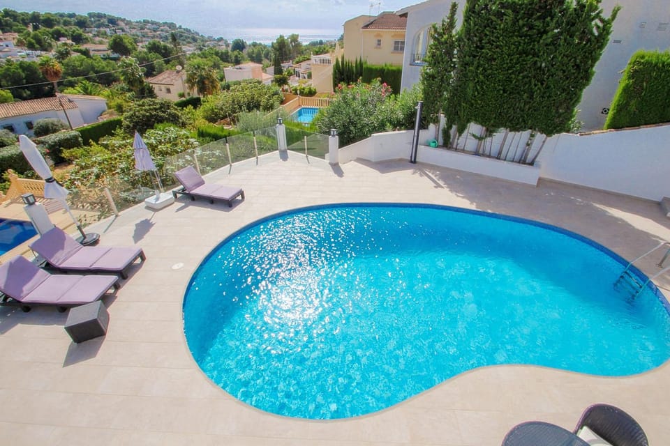 Gila - sea view villa with private pool in Benissa Villa in Marina Alta