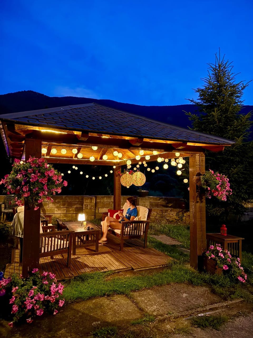 Property building, Off site, Night