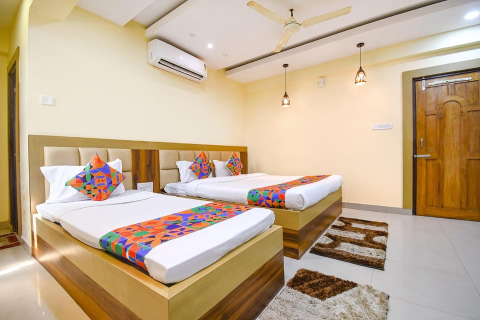 Bed, Bedroom, air conditioner