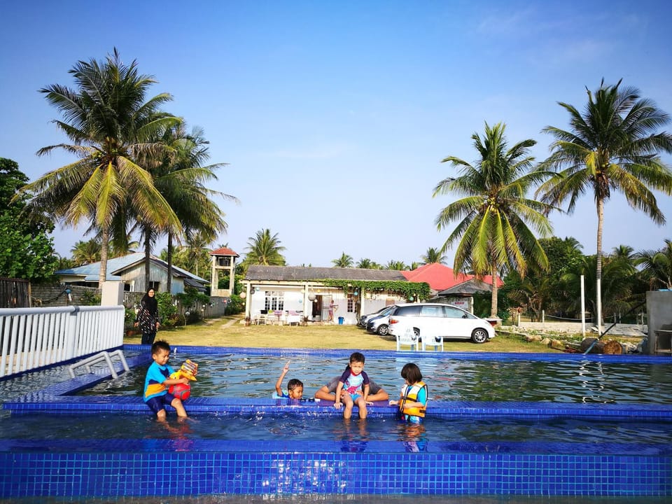 People, Swimming pool, children