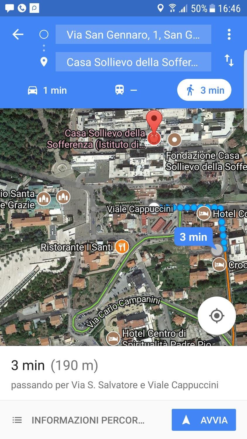 Nearby landmark, Bird's eye view