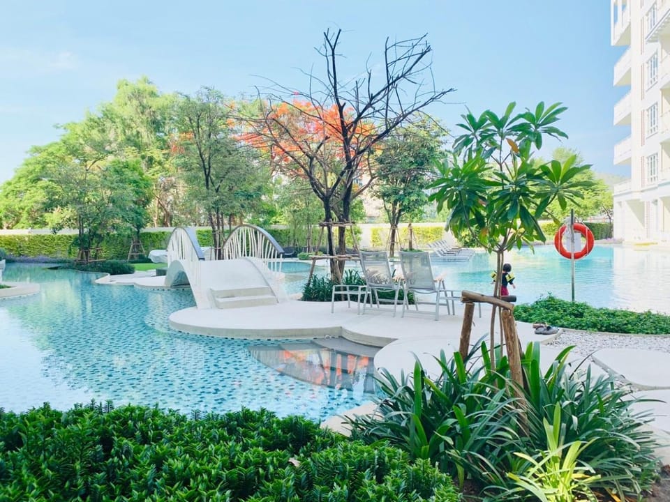 Summer Huahin712,Near Beach&Cicada,market Beautiful Swimming pool Apartment in Nong Kae